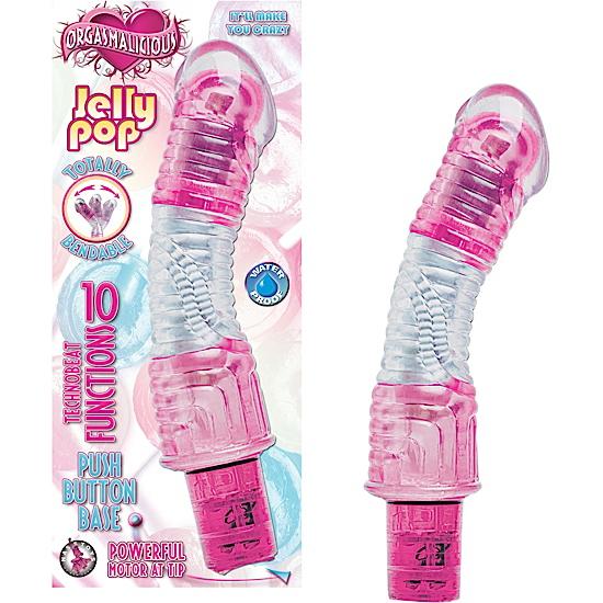 Orgasmalicious Jelly Pop Pink Vibrator