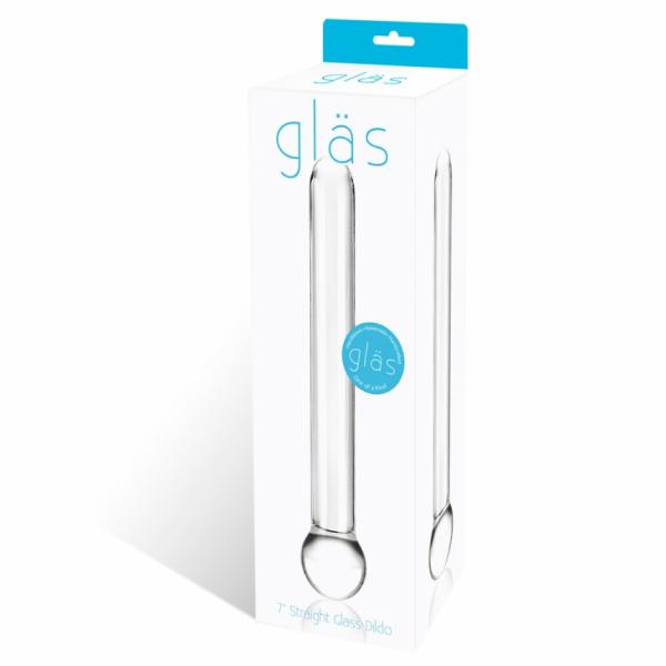 Glas 7 inches Straight Glass Dildo Clear