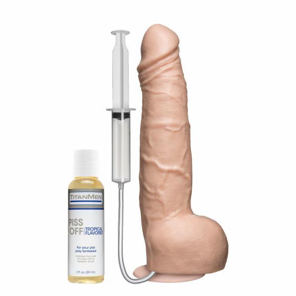 Piss Off Dildo with Suction Cup - Beige