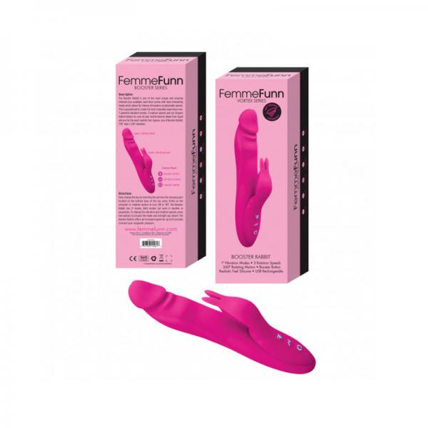 Femmefunn Booster Rabbit Vibrator Pink