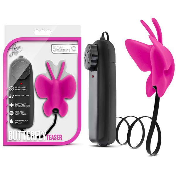 Luxe Butterfly Teaser Pink Clitoral Vibrator