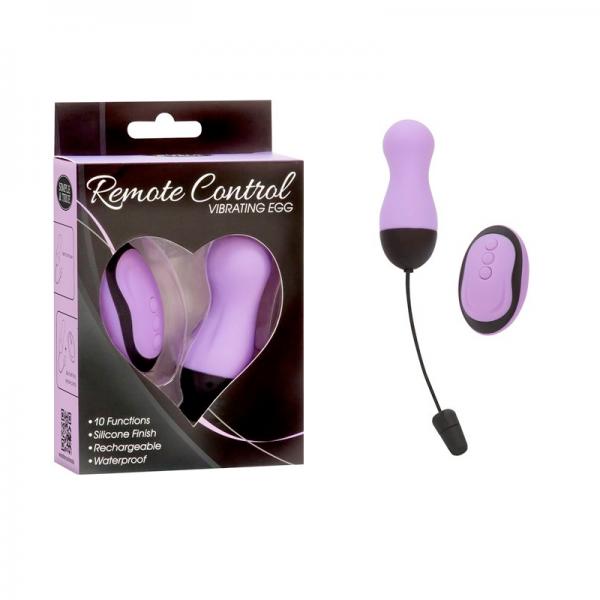 Simple & True Remote Control Vibrating Egg Purple