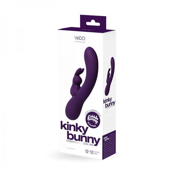 Kinky Bunny Rechargeable Rabbit Vibrator Deep Purple