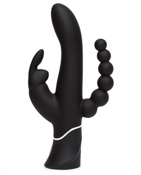 Happy Rabbit Triple Curve Black Vibrator