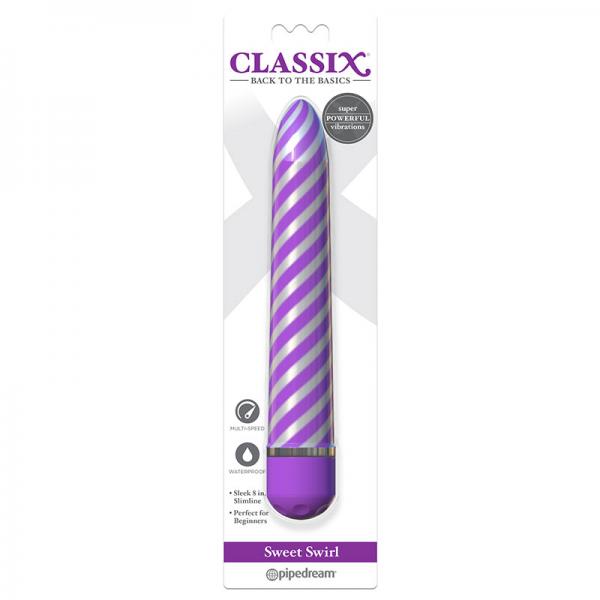 Classix Sweet Swirl Vibrator Purple