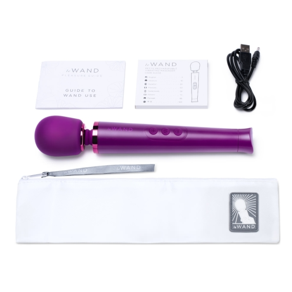 Petite Rechargeable Massager - Dark Cherry