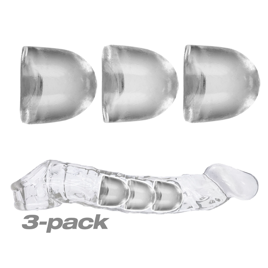 ADJUSTFIT INSERT 3-pack cocksheath inserts - Clear