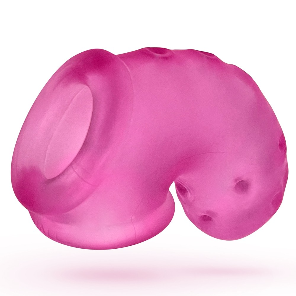 AIRLOCK, air-lite vented chastity, PINK ICE